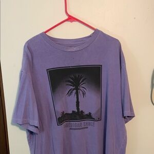 American Eagle Outfitters Purple Short Sleeve Tee